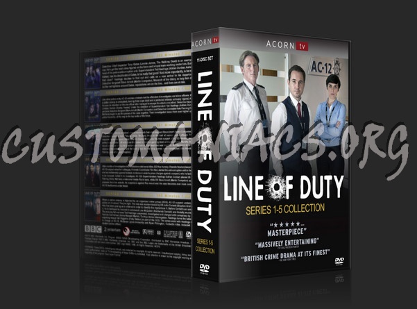 Line of Duty - Series 1-5 dvd cover