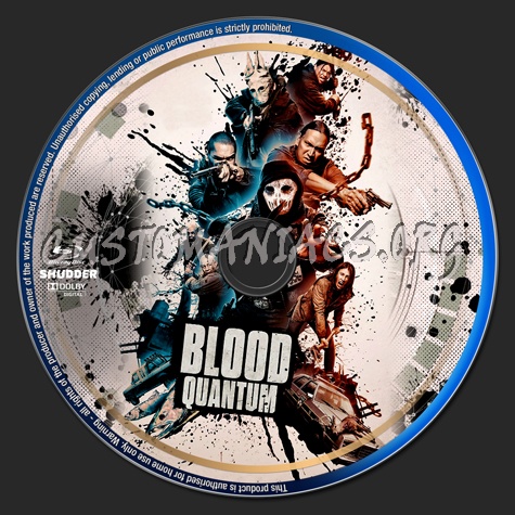 Blood Quantum (2019) blu-ray label