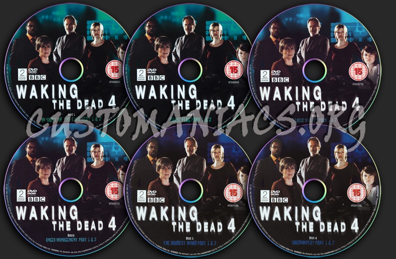 Waking the Dead Season 4 dvd label