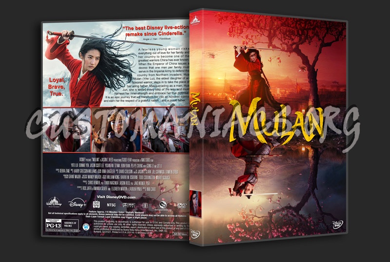 Mulan (2020) dvd cover