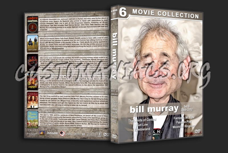 Bill Murray Filmography - Set 8 (2009-2012) dvd cover