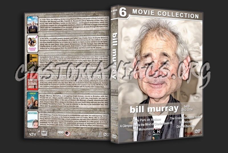 Bill Murray Filmography - Set 9 (2012-2014) dvd cover