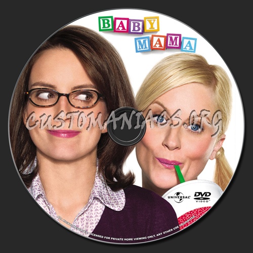 Baby Mama dvd label