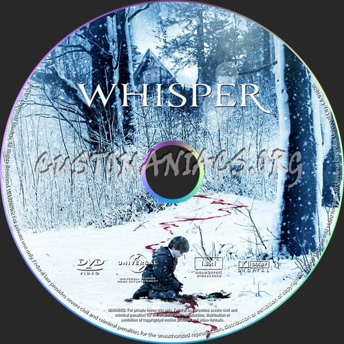 Whisper dvd label