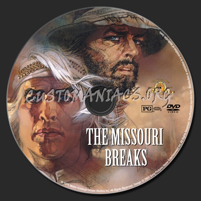 The Missouri Breaks dvd label