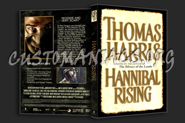 Hannibal Rising dvd cover