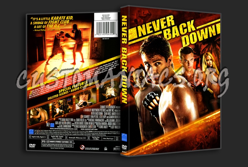 Never Back Down dvd cover