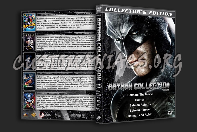 Batman Collection - Volume 1 dvd cover