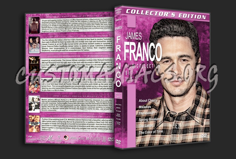 James Franco Filmography - Collection 7 (2012) dvd cover