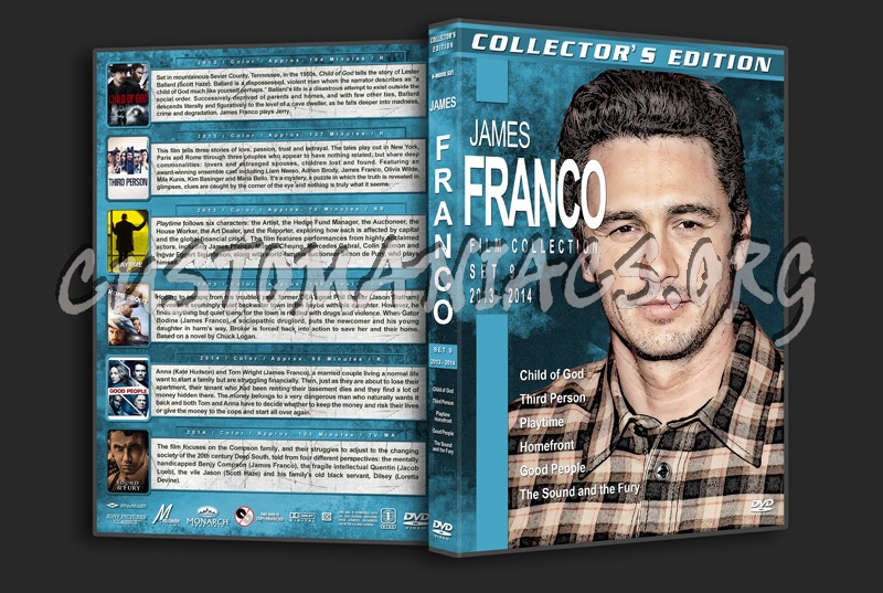 James Franco Filmography - Collection 9 (2013-2014) dvd cover