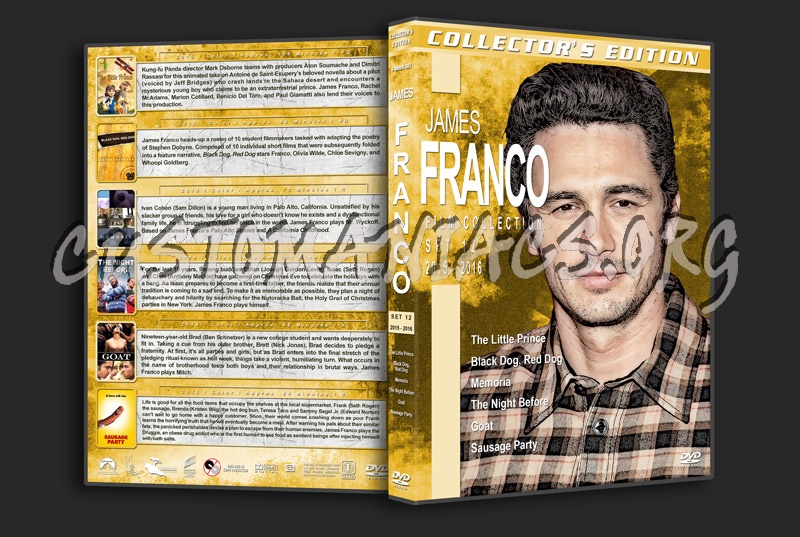 James Franco Filmography - Collection 12 (2015-2016)) dvd cover