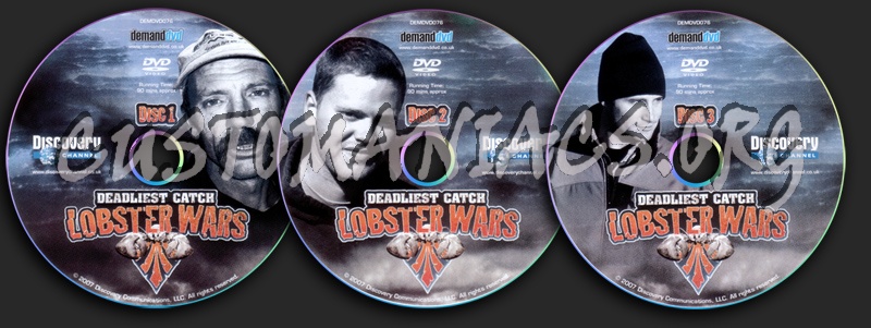 Deadliest Catch Lobster Wars dvd label