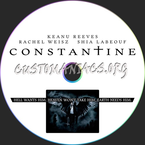 Constantine dvd label