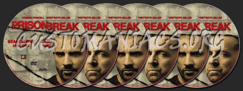 Prison Break S1 dvd label