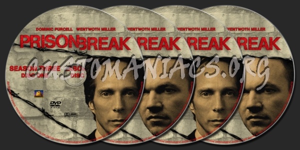 Prison Break S3 dvd label