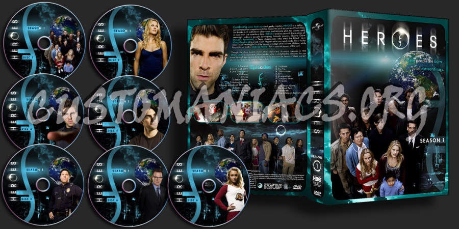 Heroes Season 1 dvd cover