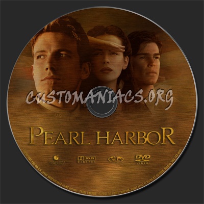 Pearl Harbor dvd label