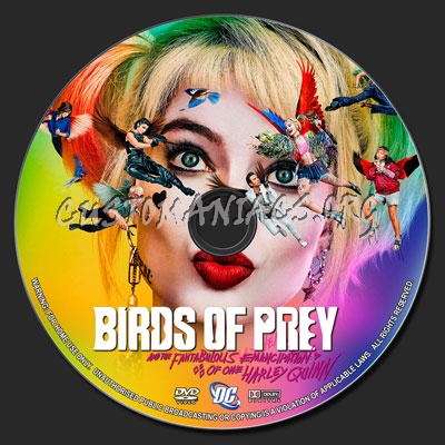 Birds of Prey (and the Fantabulous Emancipation of One Harley Quinn) (2020) dvd label