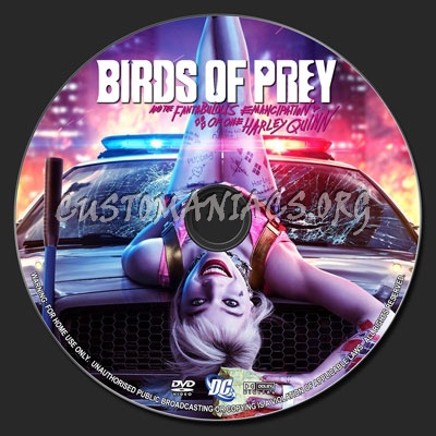 Birds of Prey (and the Fantabulous Emancipation of One Harley Quinn) (2020) dvd label