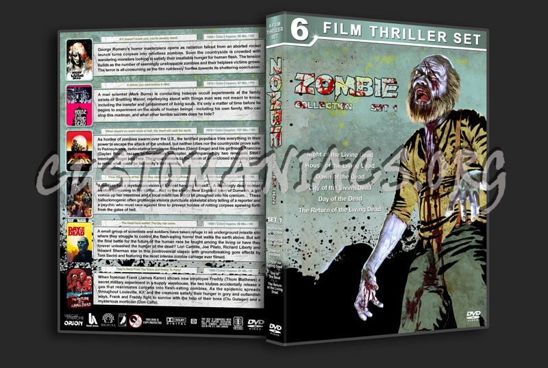 Zombie Collection - Set 1 dvd cover