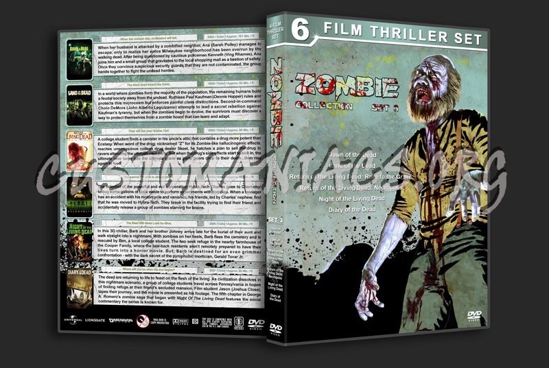 Zombie Collection - Set 3 dvd cover