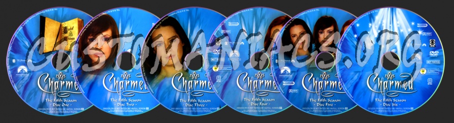 Charmed Season 5 dvd label