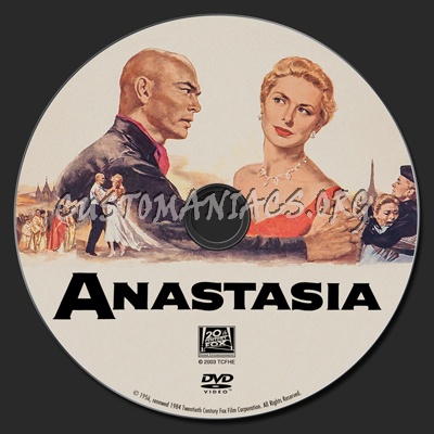 Anastasia dvd label