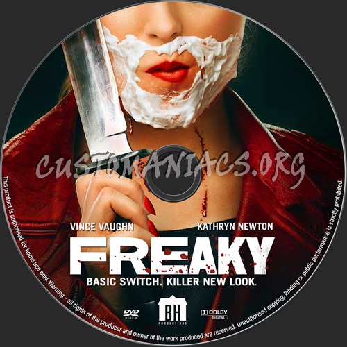 Freaky dvd label