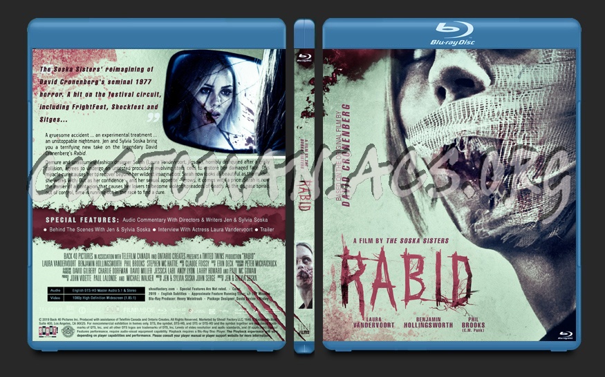 Rabid (2019) blu-ray cover