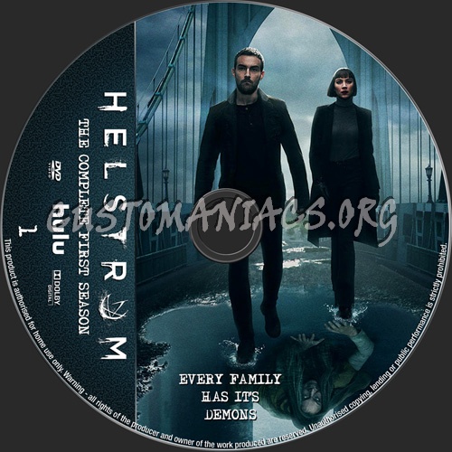 Helstrom Season 1 dvd label