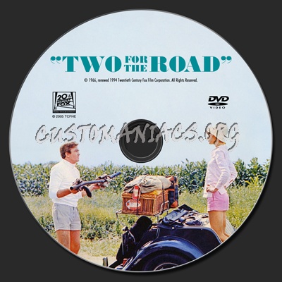 Two for the Road dvd label