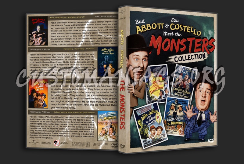 Abbott and Costello Meet the Monsters dvd cover