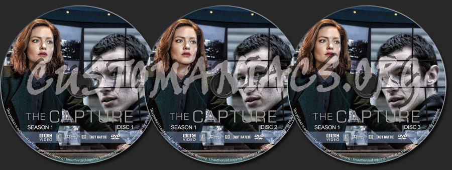 The Capture - Season 1 dvd label