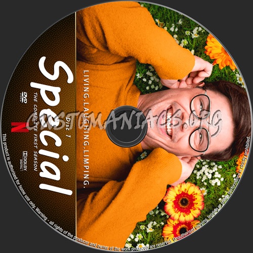 Special Season 1 dvd label