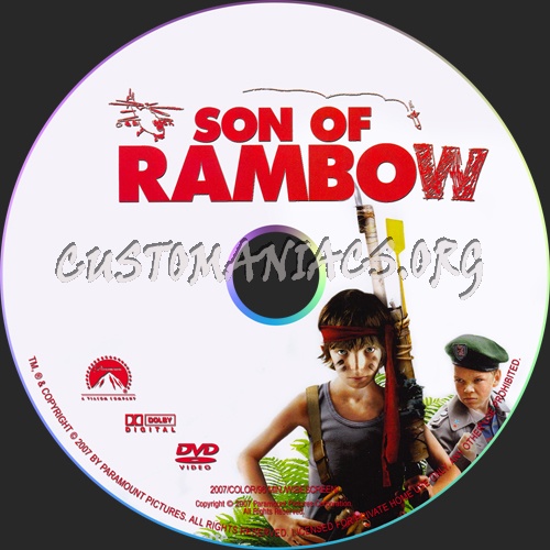 Son Of Rambow dvd label