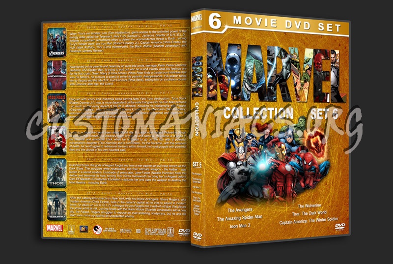 Marvel Collection - Set 6 dvd cover