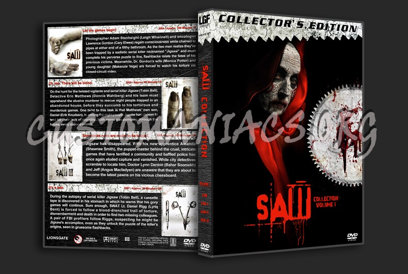 Saw Collection - Volume 1 dvd cover