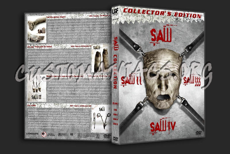 Saw Collection - Volume 1 dvd cover