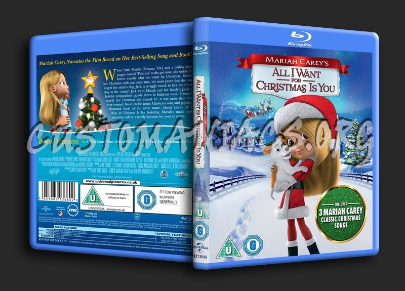 All I Want For Christmas Is You blu-ray cover