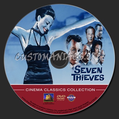 Seven Thieves dvd label