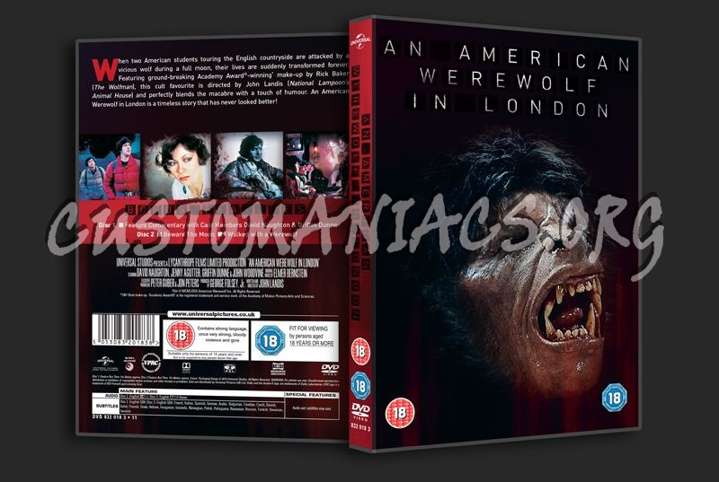 An American Werewolf in London dvd cover