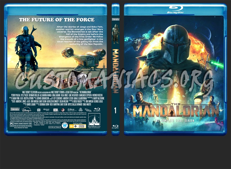 The Mandalorian Season 1 blu-ray cover