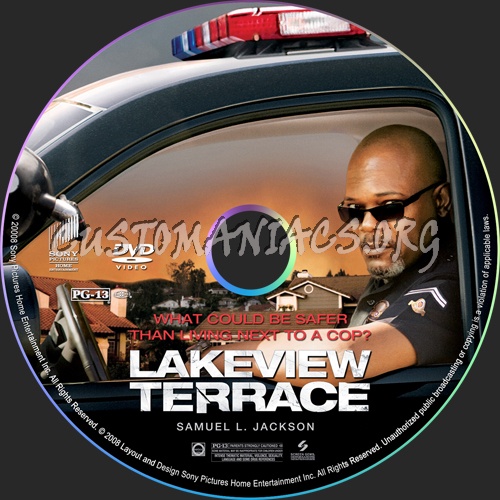 Lakeview Terrace dvd label