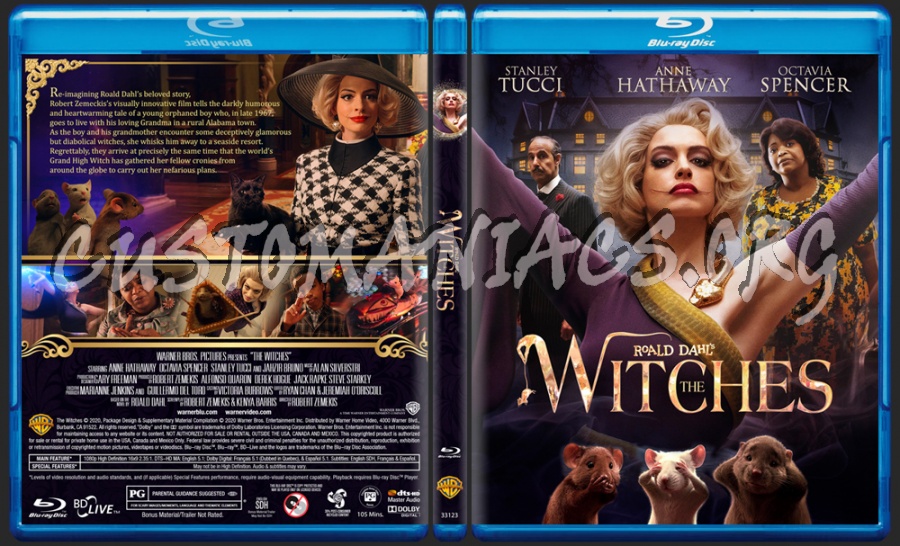 The Witches (2020) blu-ray cover