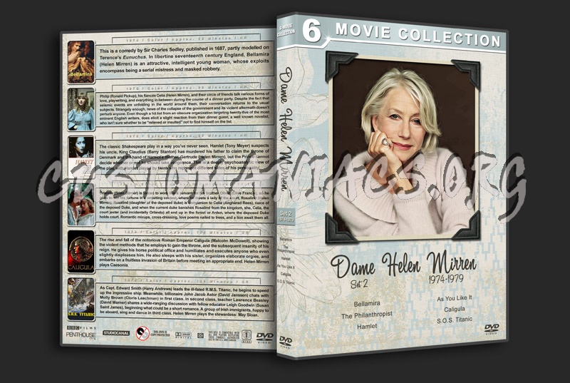 Dame Helen Mirren Filmography - Set 2 (1974-1979) dvd cover