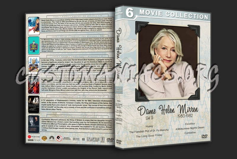 Dame Helen Mirren Filmography - Set 3 (1980-1982) dvd cover