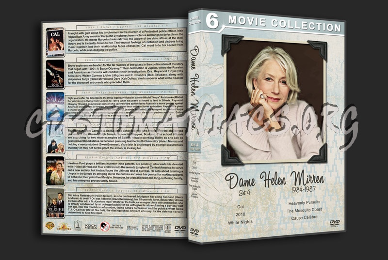 Dame Helen Mirren Filmography - Set 4 (1984-1987) dvd cover