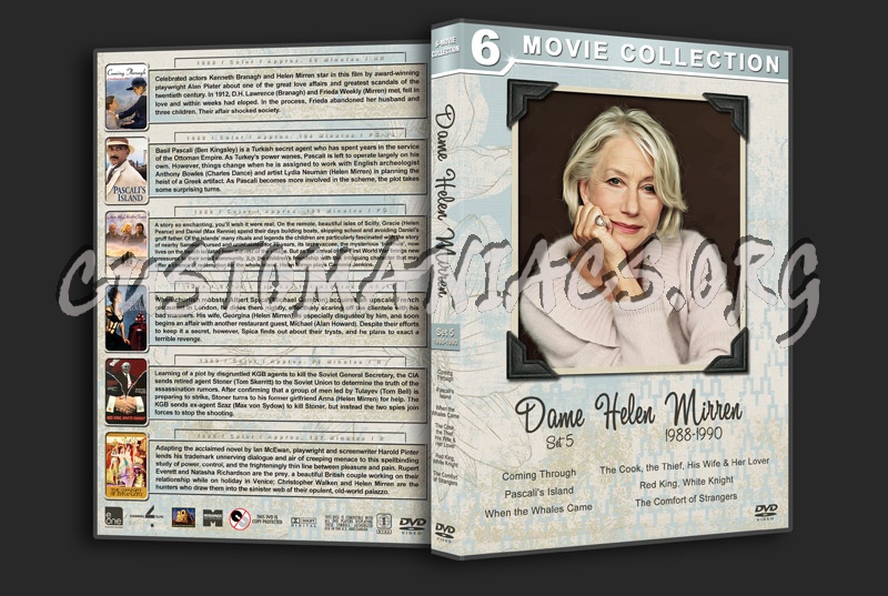 Dame Helen Mirren Filmography - Set 5 (1988-1990) dvd cover