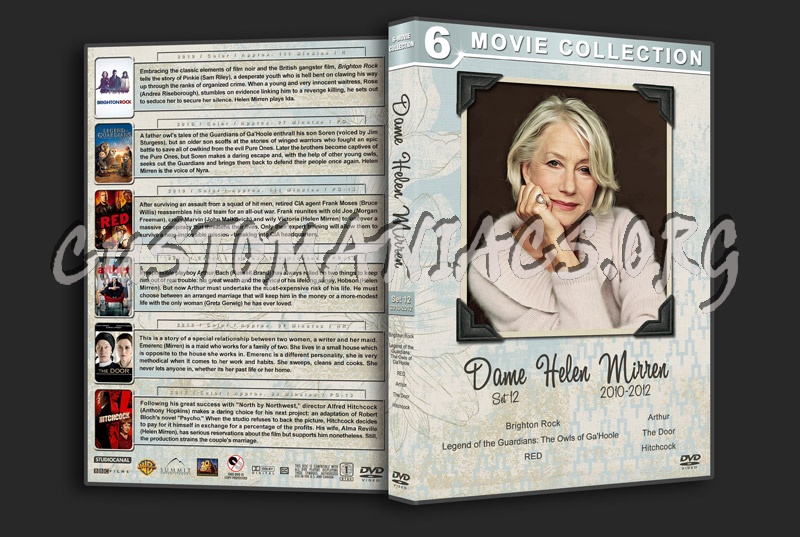 Dame Helen Mirren Filmography - Set 12 (2010-2012) dvd cover