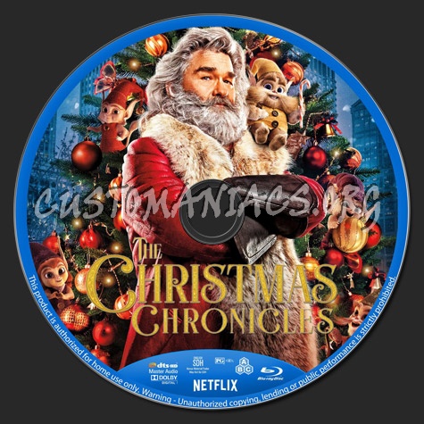 The Christmas Chronicles blu-ray label